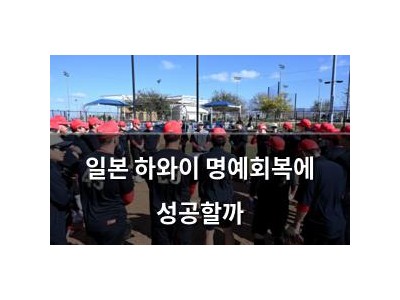 일본 하와이 명예회복에 성공할까