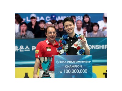 다니엘 산체스 3쿠션 경기에서 패배 인정하며 김영원 칭찬