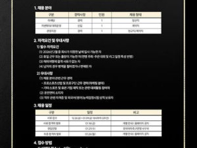 한국여자축구연맹 10년 전략 수립하며 신입 채용 나서