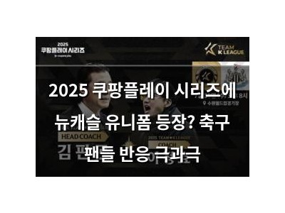 2025 쿠팡플레이 시리즈에 뉴캐슬 유니폼 등장? 축구 팬들 반응 극과극
